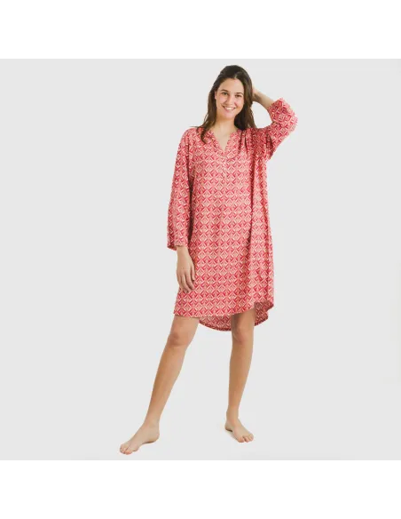 Túnica viscosa Eloina marsala Túnica viscosa Eloina marsala