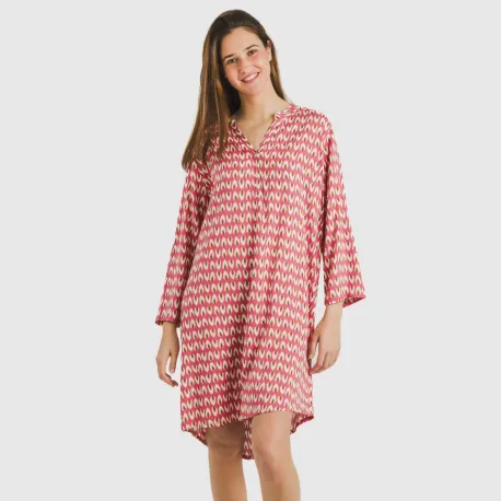 Túnica viscosa Tana marsala