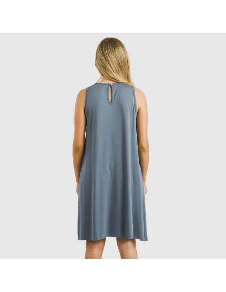 Vestido curto alças viscosa Vestido curto alças viscosa