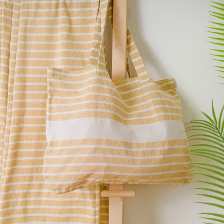 Pack Toalha Pareo + Bolsa Raya algodão