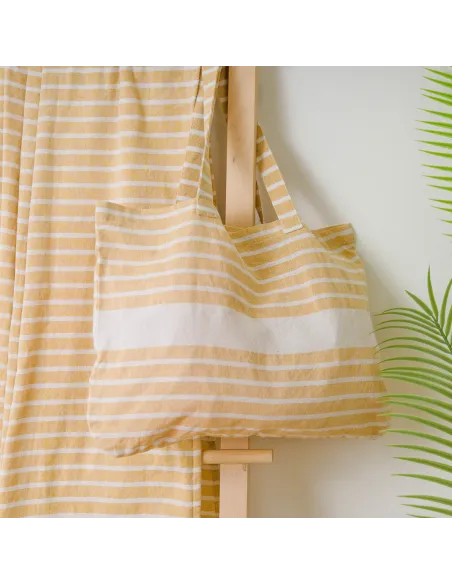 Pack Toalha Pareo + Bolsa Raya algodão