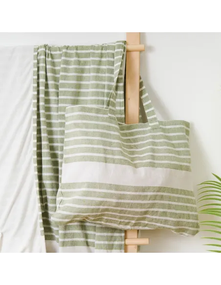 Pack Toalha Pareo + Bolsa Raya algodão Pack Toalha Pareo + Bolsa Raya algodão