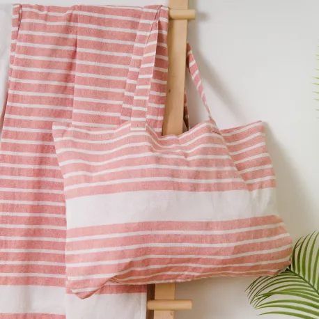 Pack Toalha Pareo + Bolsa Raya algodão