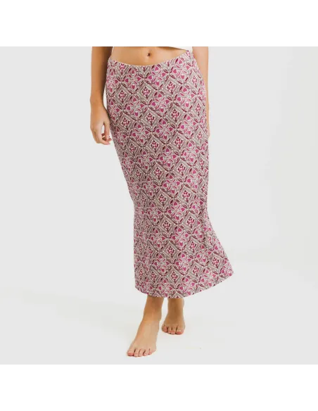 Saia midi soft Malura marsala Saia midi soft Malura marsala