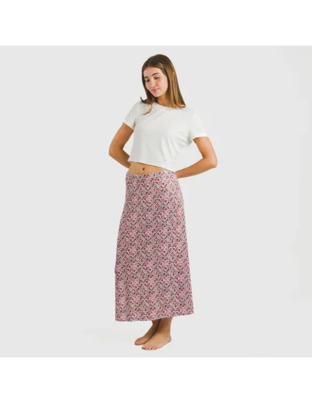 Saia midi soft Malura marsala Saia midi soft Malura marsala