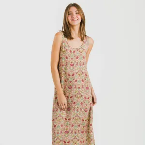 Vestido comprido alças viscosa Jessica