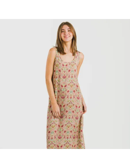 Vestido comprido alças viscosa Jessica Vestido comprido alças viscosa Jessica