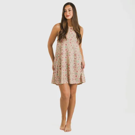 Vestido curto alças crepe Jessica