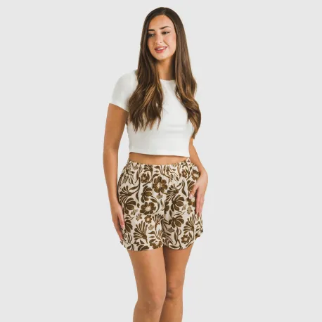 Calções viscosa bambula Alexis castanho