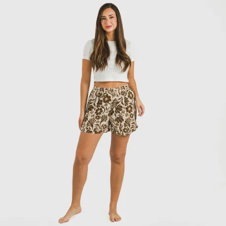 Calções viscosa bambula Alexis castanho