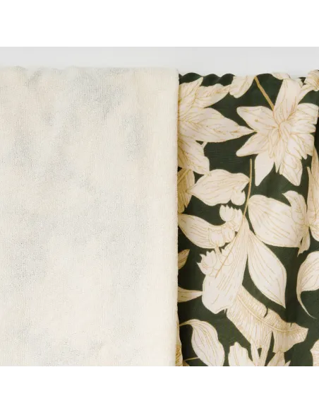 Pack Toalha Pareo + Bolsa Charamo verde caça