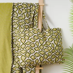 Pack Toalha Pareo + Bolsa Liuvia verde caça