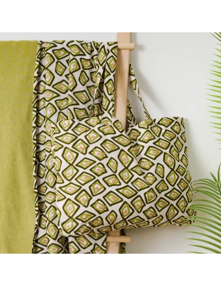 Pack Toalha Pareo + Bolsa Liuvia verde caça