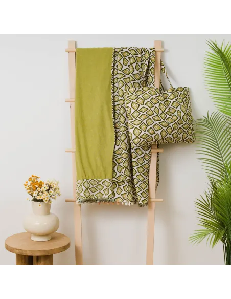 Pack Toalha Pareo + Bolsa Liuvia verde caça
