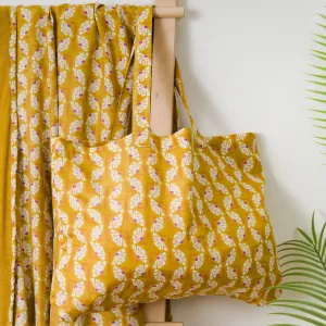 Pack Toalha Pareo + Bolsa Calsita ocre