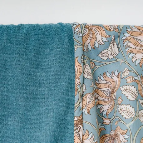 Pack Toalha Pareo + Bolsa Venus água marinha