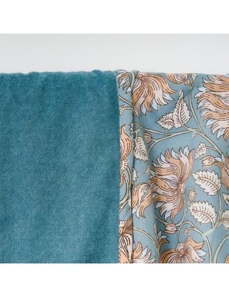 Pack Toalha Pareo + Bolsa Venus água marinha