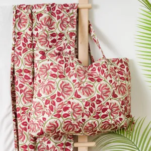 Pack Toalha Pareo + Bolsa Venus marsala