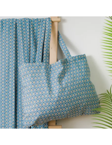 Pack Toalha Pareo + Bolsa Dulcinea água marinha