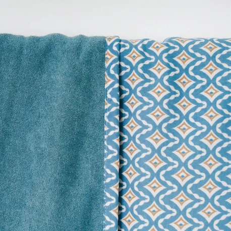 Pack Toalha Pareo + Bolsa Dulcinea água marinha