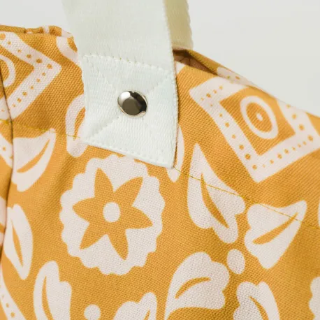 Saco em lona Eugenia ocre