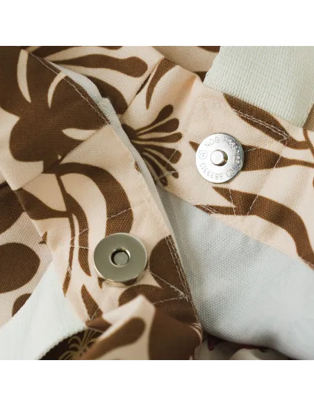 Saco em lona Alexis castanho