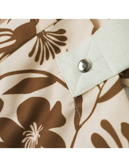 Saco em lona Alexis castanho