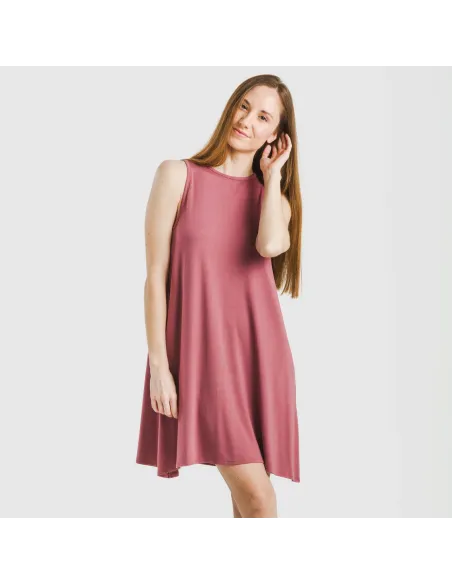 Vestido curto alças viscosa