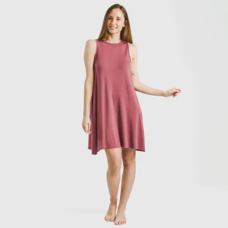 Vestido curto alças viscosa