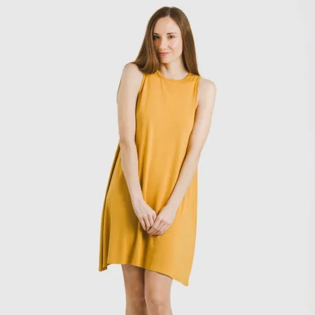 Vestido curto alças viscosa