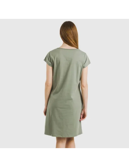 Vestido algodão liso Vestido algodão liso