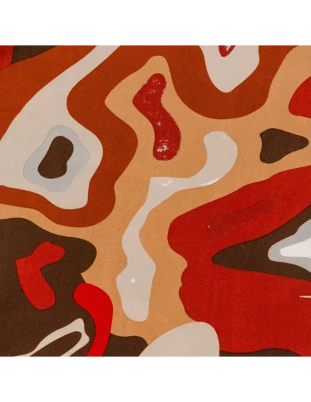 Vestido comprido alças crepe Edurne cor telha Vestido comprido alças crepe Edurne cor telha