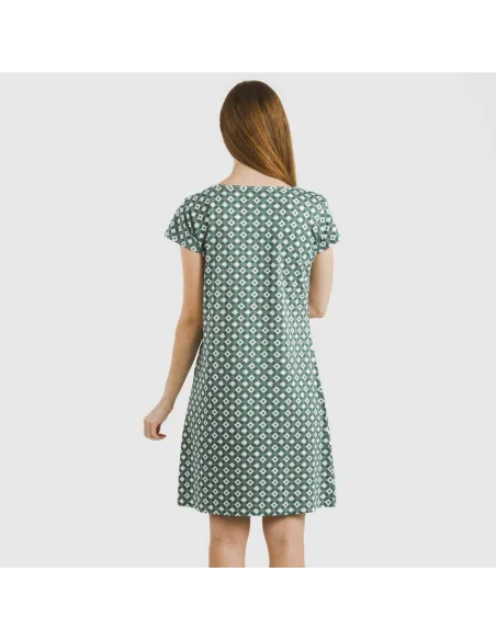 Vestido algodão Narciso azul indigo Vestido algodão Narciso azul indigo