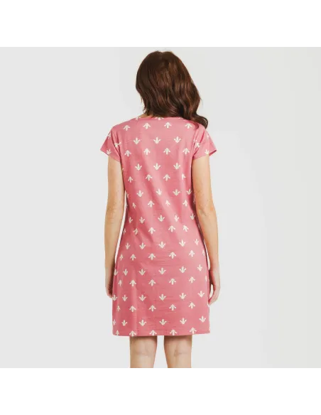 Vestido algodão Nicole marsala Vestido algodão Nicole marsala