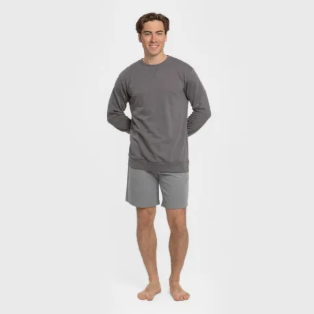 Calções básico desportivo homem liso