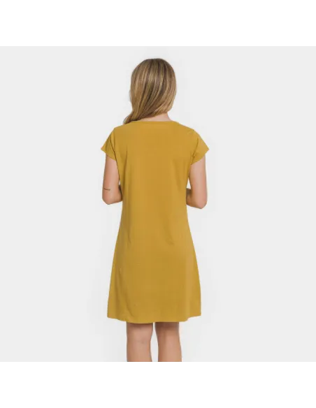 Vestido algodão liso Vestido algodão liso