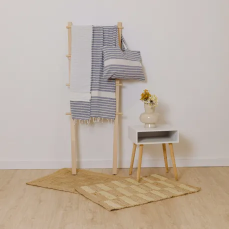 Pack Toalha Pareo + Bolsa Raya algodão