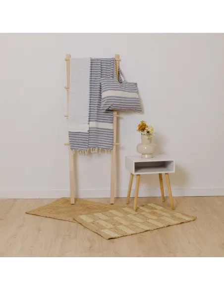 Pack Toalha Pareo + Bolsa Raya algodão