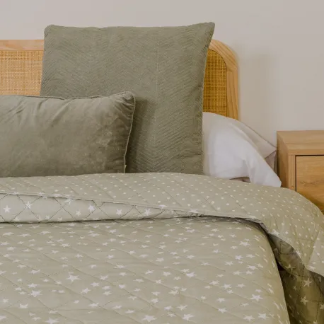 Colcha bouti Universo cinza