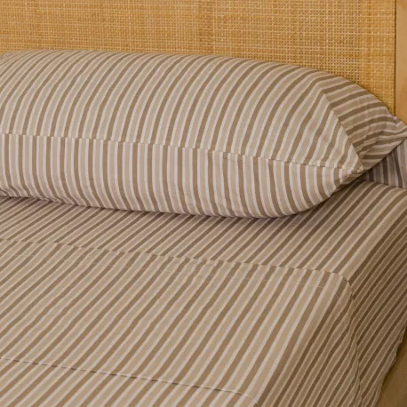 Jogo de lençóis algodão Raya Brooke arena