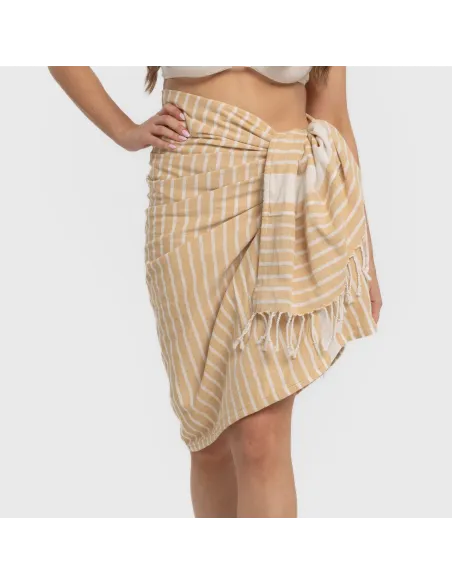 Pack Toalha Pareo + Bolsa Raya algodão