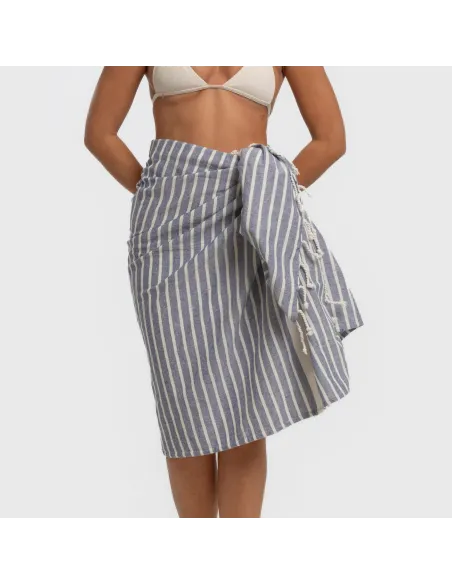 Pack Toalha Pareo + Bolsa Raya algodão