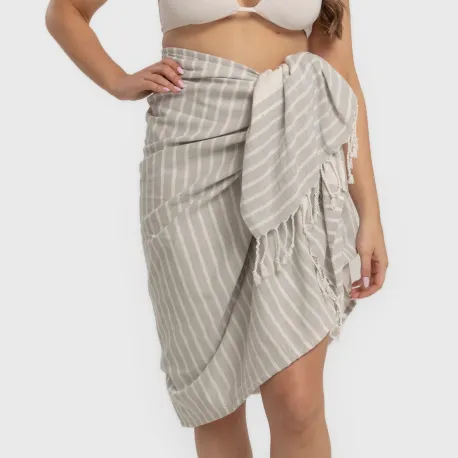 Pack Toalha Pareo + Bolsa Raya algodão