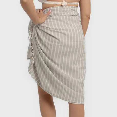 Pack Toalha Pareo + Bolsa Raya algodão