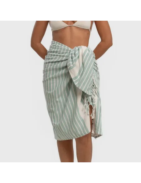 Pack Toalha Pareo + Bolsa Raya algodão