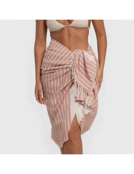 Pack Toalha Pareo + Bolsa Raya algodão