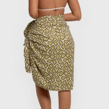 Pack Toalha Pareo + Bolsa Liuvia verde caça