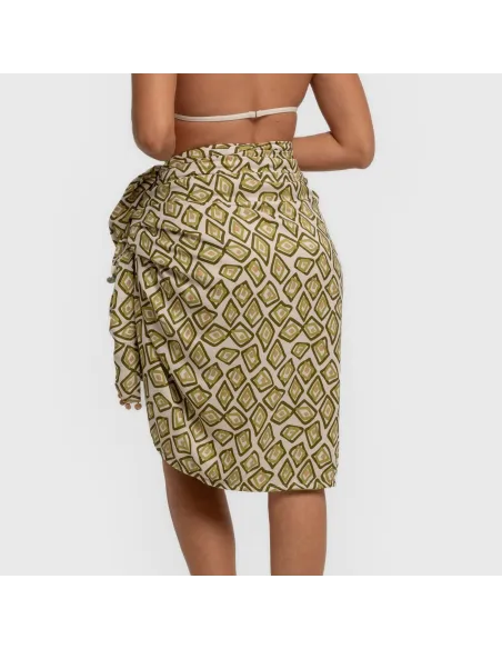 Pack Toalha Pareo + Bolsa Liuvia verde caça
