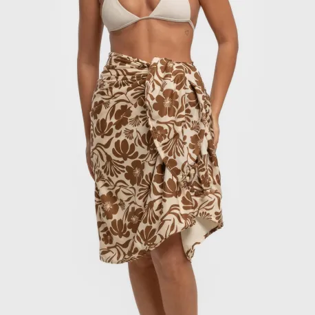 Pack Toalha Pareo + Bolsa Alexis castanho