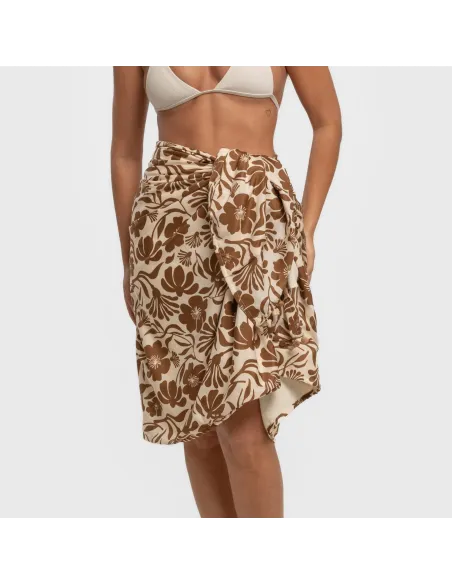 Pack Toalha Pareo + Bolsa Alexis castanho